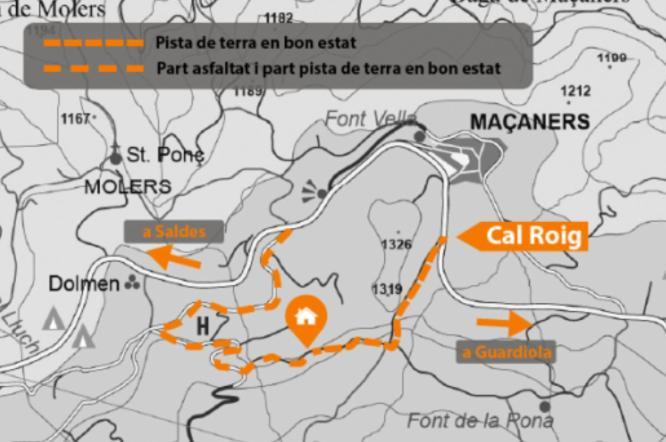 Cal Roig - Pedraforca Villa Saldés Dış mekan fotoğraf